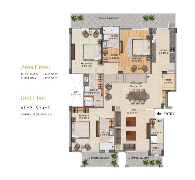 53889 203076 floor plan | Kohinoor Property Studio