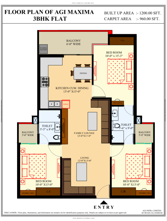 floor plan | Kohinoor Property Studio