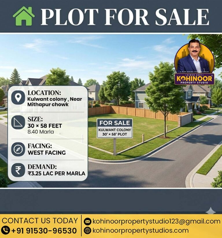 PLOT FOR SALE
