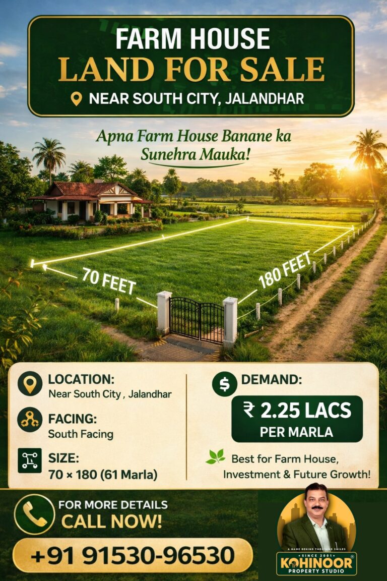 FARM HOUSE LAND FOR SALE