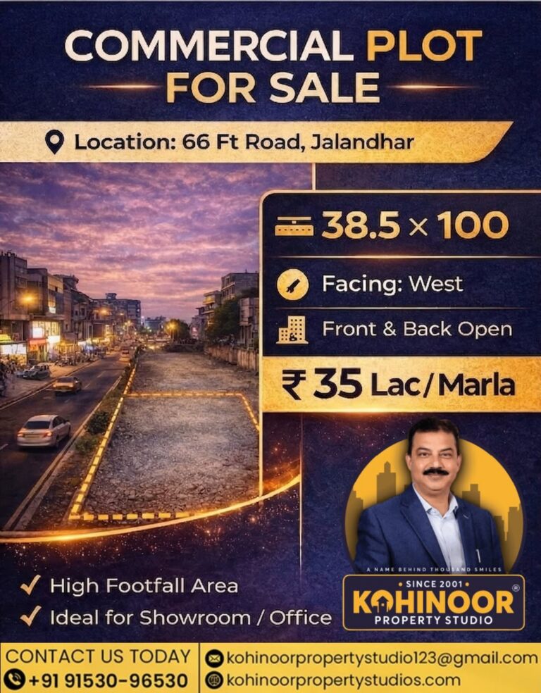 COMMERCIAL PLOT FOR SALE