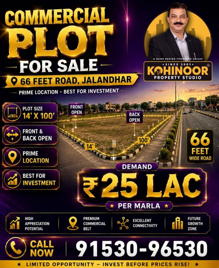 COMMERCIAL PLOT FOR SALE