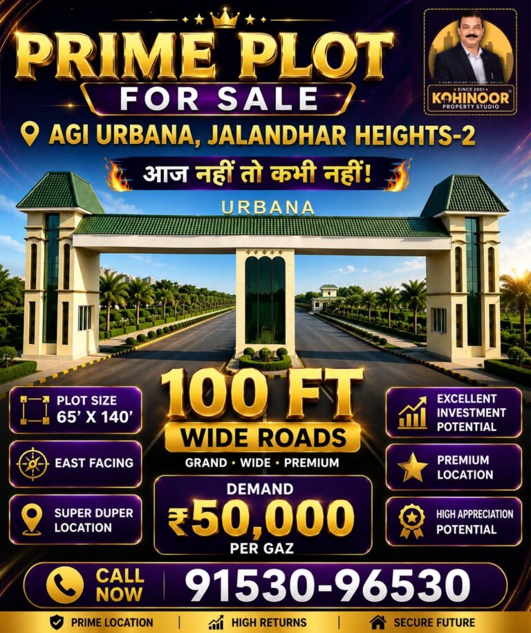 PRIME PLOT FOR SALE