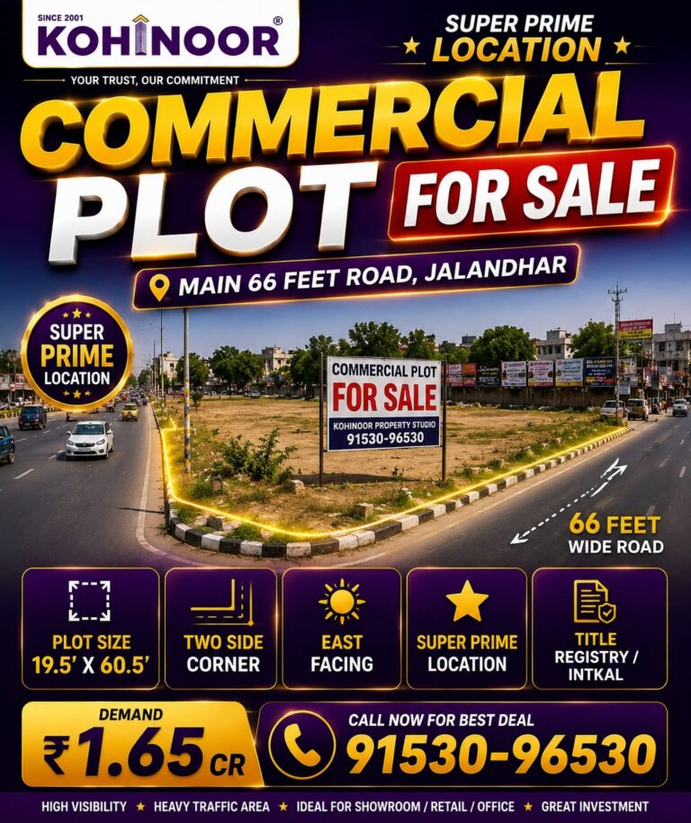COMMERCIAL PLOT FOR SALE